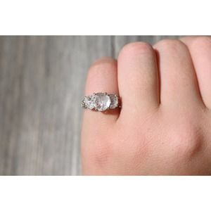 Engagement rings, raw diamond ring, raw stone ring, alternative engageme…